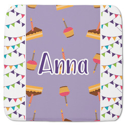 Happy Birthday Memory Foam Bath Mat - 48"x48" (Personalized)