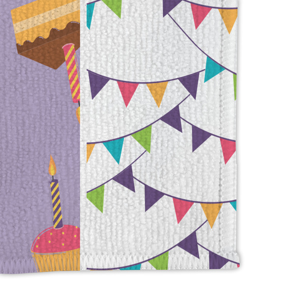 Happy Birthday Microfiber Dish Rag - DETAIL