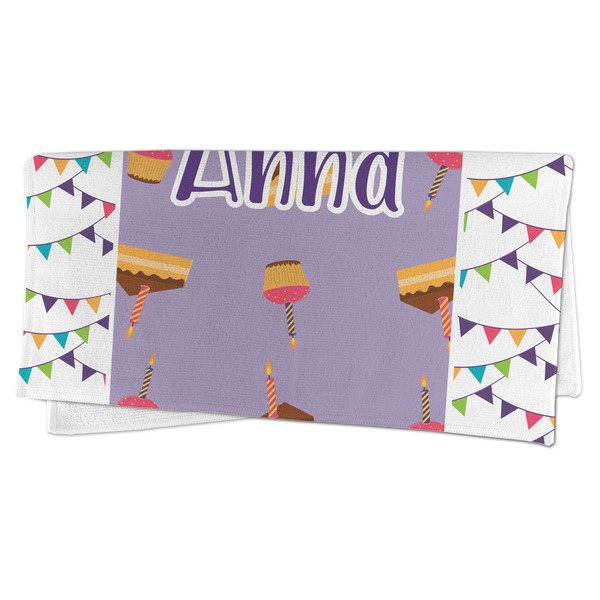 Happy Birthday Microfiber Dish Rag - FOLDED (half)