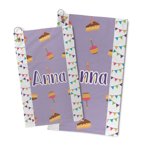 Happy Birthday Microfiber Golf Towel - PARENT/MAIN