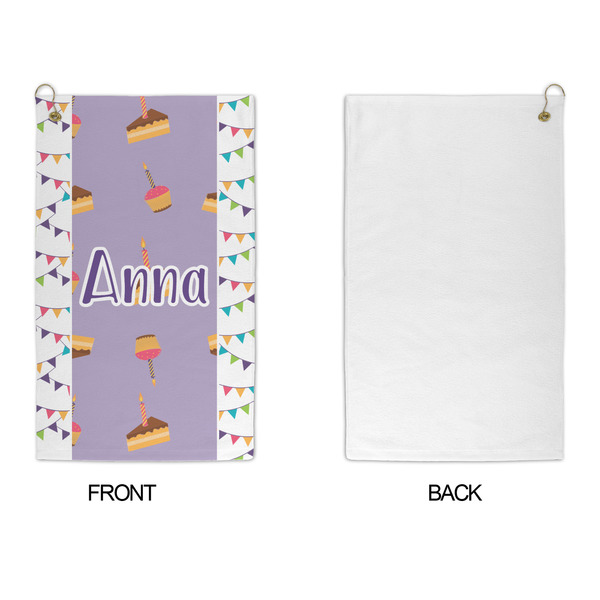 Happy Birthday Microfiber Golf Towels - APPROVAL