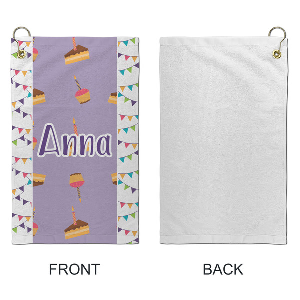 Happy Birthday Microfiber Golf Towels - Small - APPROVAL