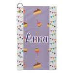 Happy Birthday Microfiber Golf Towel - Small (Personalized)