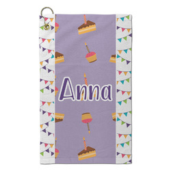 Happy Birthday Microfiber Golf Towel - Small (Personalized)