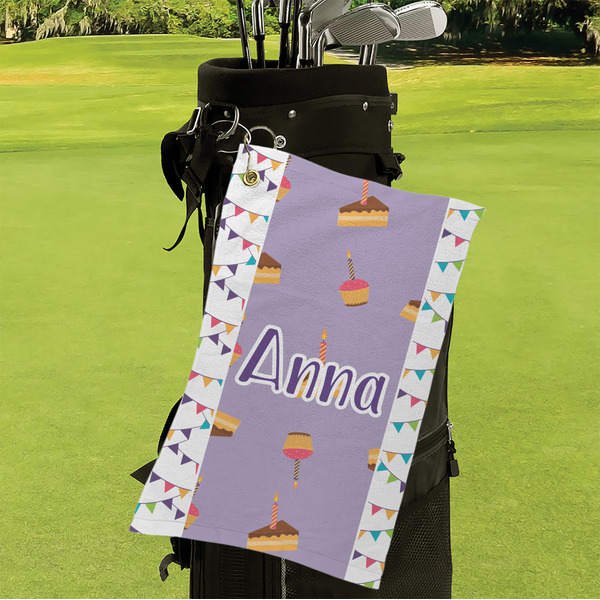 Happy Birthday Microfiber Golf Towels - Small - LIFESTYLE