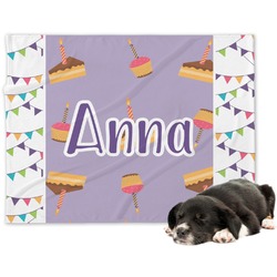 Happy Birthday Dog Blanket - Large (Personalized)