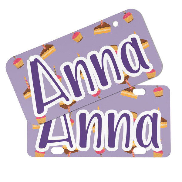 Happy Birthday Mini License Plates - MAIN (4 and 2 Holes)