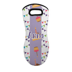 Happy Birthday Neoprene Oven Mitt w/ Name or Text