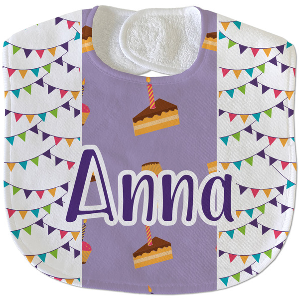 Happy Birthday New Baby Bib - Closed and Folded