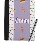 Happy Birthday Notebook Padfolio - Large w/ Name or Text