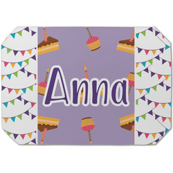 Happy Birthday Dining Table Mat - Octagon (Single-Sided) w/ Name or Text