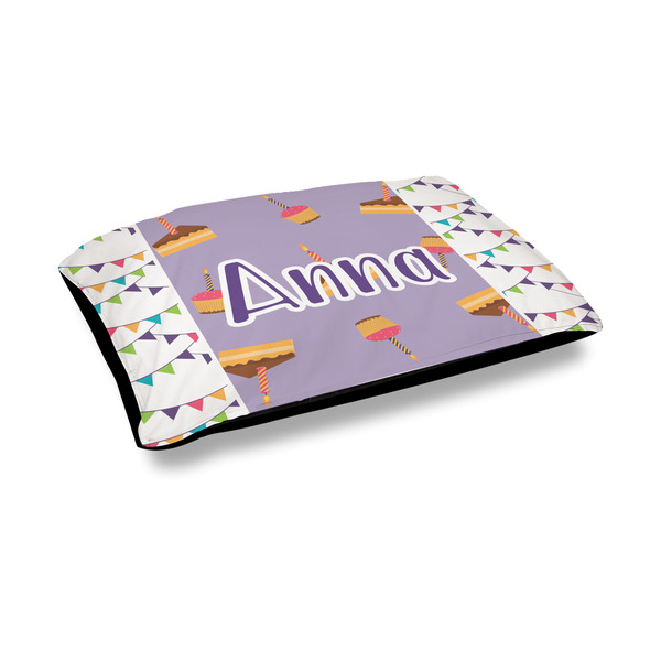Custom Happy Birthday Outdoor Dog Bed - Medium (Personalized)