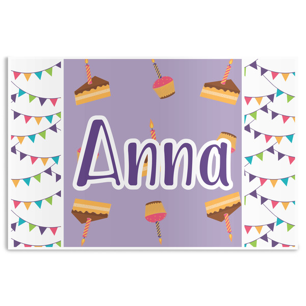 Custom Happy Birthday Disposable Paper Placemats (Personalized)
