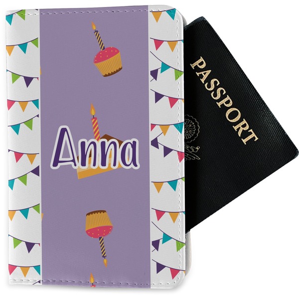 Custom Happy Birthday Passport Holder - Fabric (Personalized)