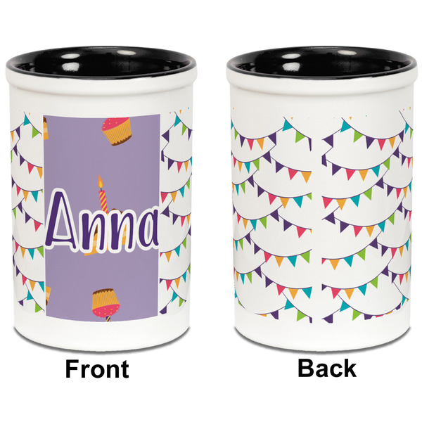 Happy Birthday Pencil Holder - Black - approval