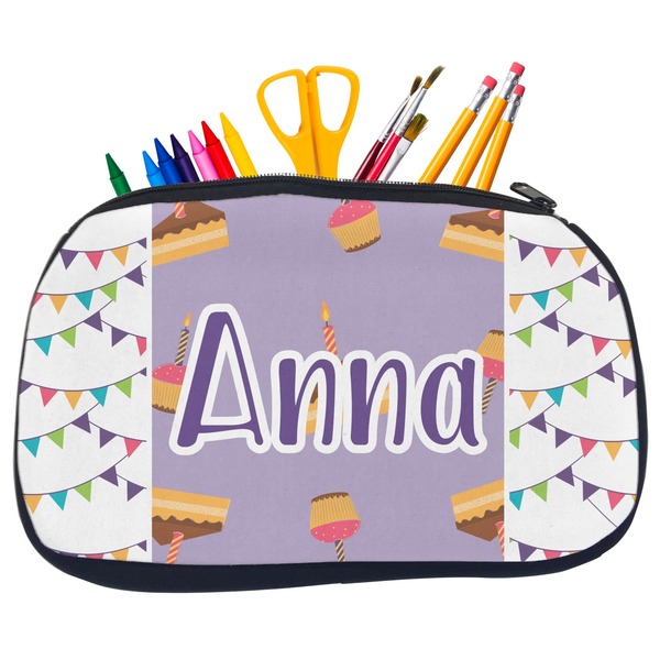 Happy Birthday Pencil / School Supplies Bags - Medium