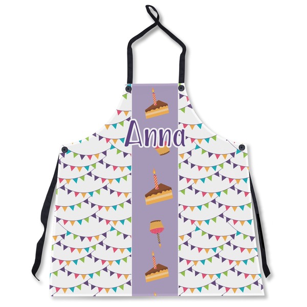 Custom Happy Birthday Apron Without Pockets w/ Name or Text