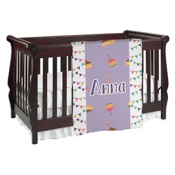 Happy Birthday Baby Blanket (Single Sided) (Personalized)