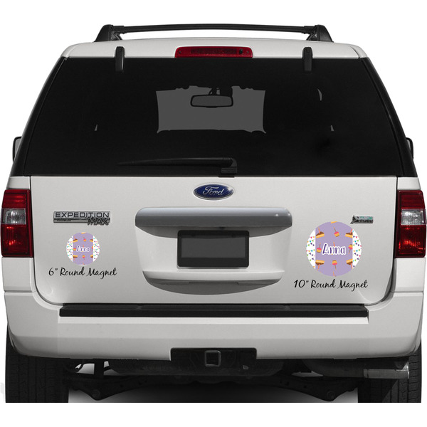 Happy Birthday Personalized Car Magnets on Ford Explorer