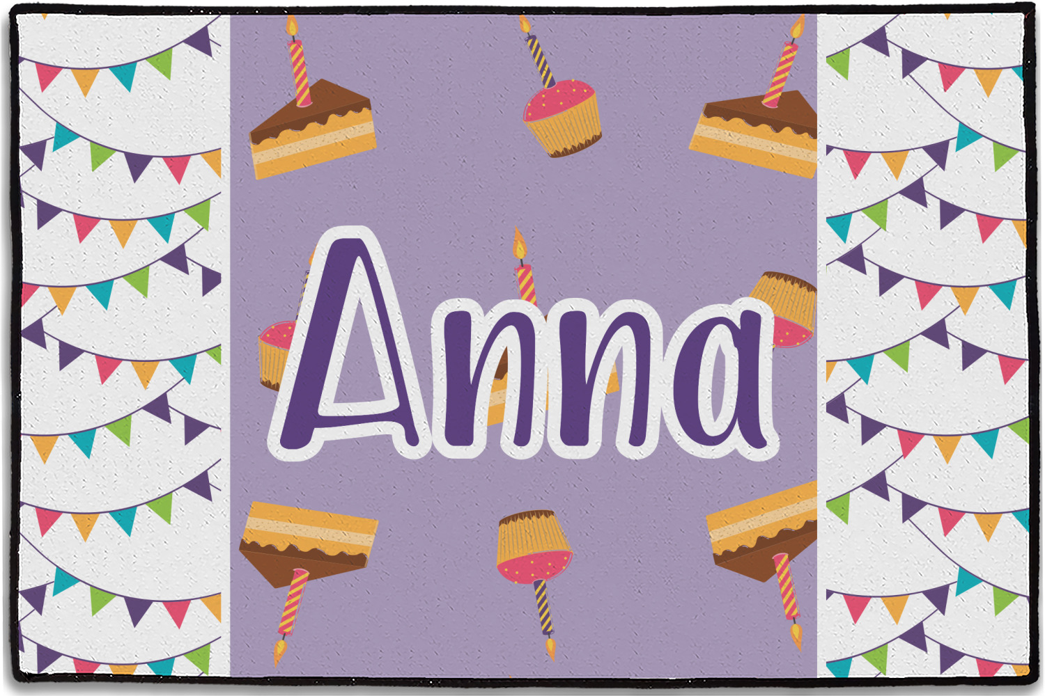Custom Happy Birthday Door Mat (Personalized) | YouCustomizeIt