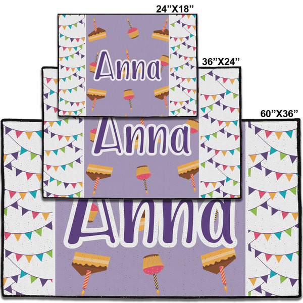 Happy Birthday Personalized Door Mat - Group Parent IMF