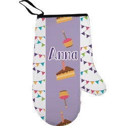 Happy Birthday Right Oven Mitt (Personalized)