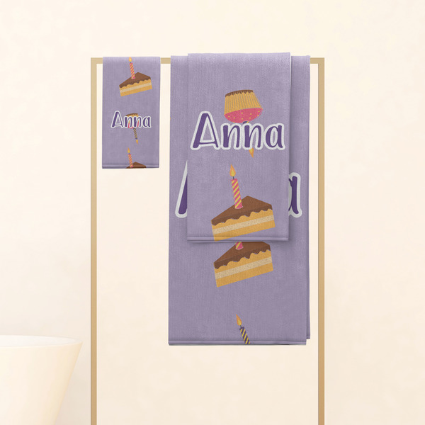 Happy Birthday Personalized Towel Set