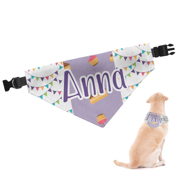 Custom Happy Birthday Dog Bandana - Large (Personalized)