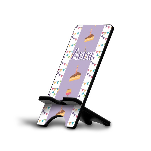 Custom Happy Birthday Cell Phone Stand (Small) (Personalized)