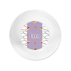 Happy Birthday Plastic Party Appetizer & Dessert Plates - 6" (Personalized)