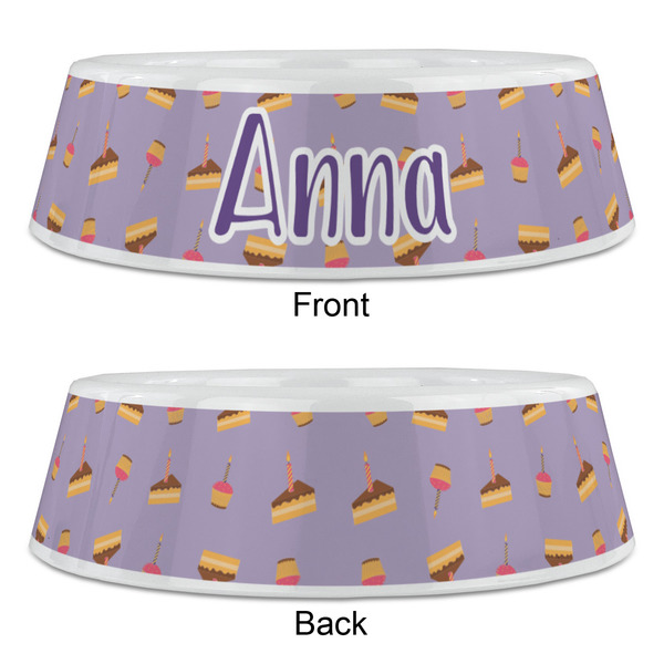 Happy Birthday Plastic Pet Bowls - Large - APPROVAL