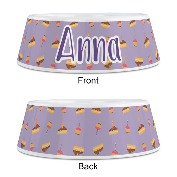 Happy Birthday Plastic Pet Bowls - Medium - APPROVAL