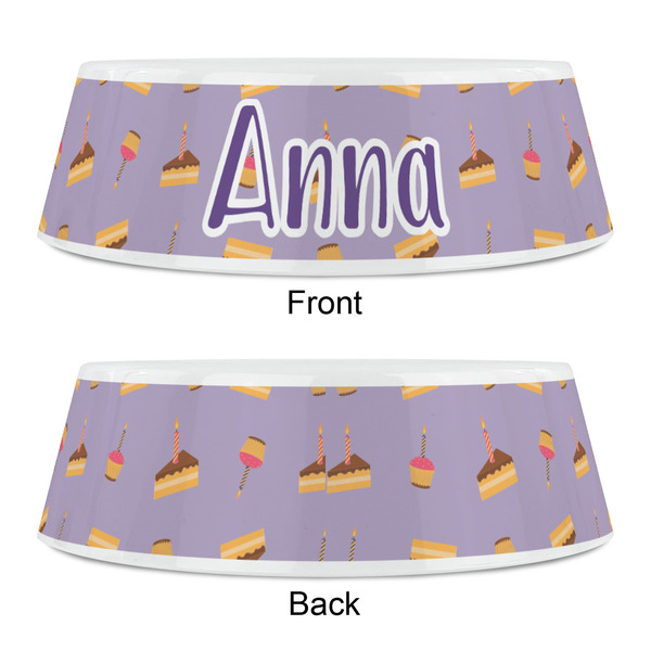 Happy Birthday Plastic Pet Bowls - Small - APPROVAL