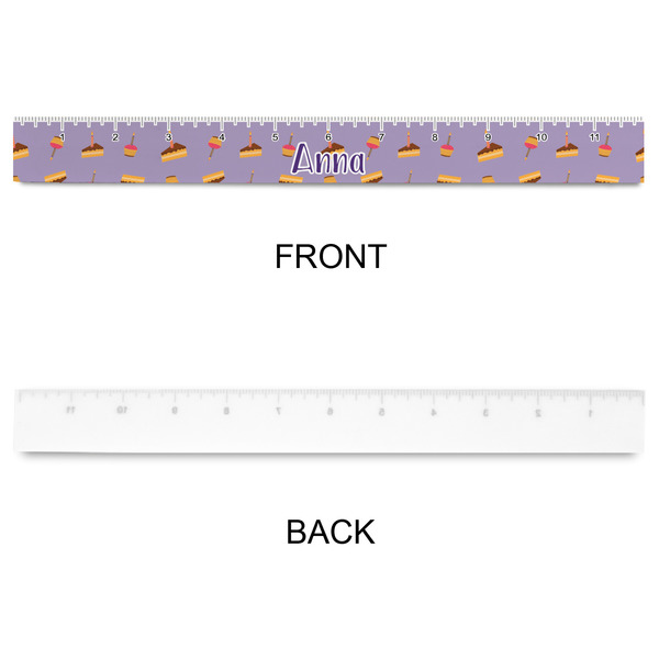 Happy Birthday Plastic Ruler - 12" - APPROVAL