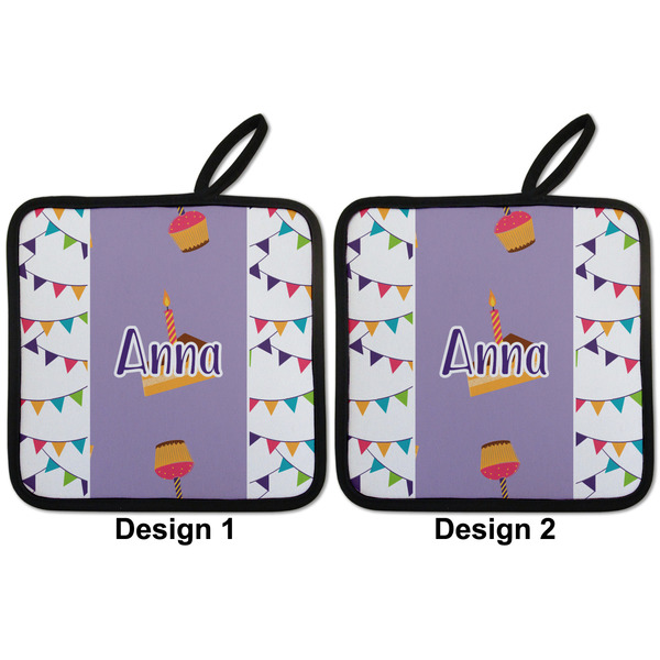 Happy Birthday Pot Holders - Set of 2 APPROVAL