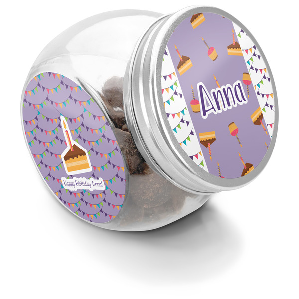 Custom Happy Birthday Puppy Treat Jar (Personalized)