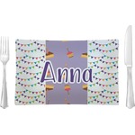 Happy Birthday Glass Rectangular Lunch / Dinner Plate (Personalized)