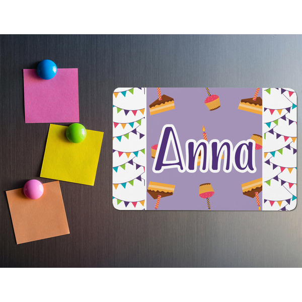 Happy Birthday Rectangular Fridge Magnet - LIFESTYLE