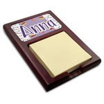 Happy Birthday Red Mahogany Sticky Note Holder (Personalized)