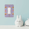 Happy Birthday Rocker Light Switch Covers - Single - IN CONTEXT