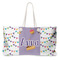 Happy Birthday Large Rope Tote Bag - Front View