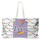 Happy Birthday Large Tote Bag with Rope Handles (Personalized)