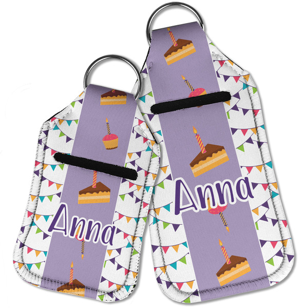 Happy Birthday Sanitizer Holder Keychain - Parent Main