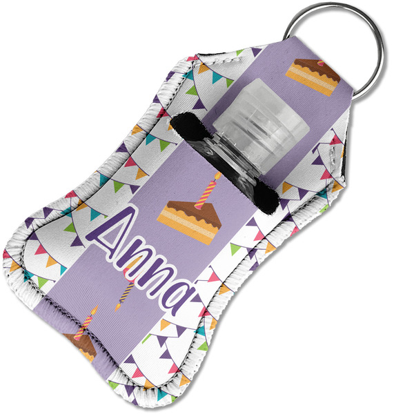 Happy Birthday Sanitizer Holder Keychain - Small in Case
