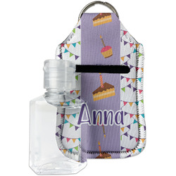 Happy Birthday Hand Sanitizer & Keychain Holder - Small (Personalized)