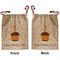 Happy Birthday Santa Sack - Front & Back (Personalized)