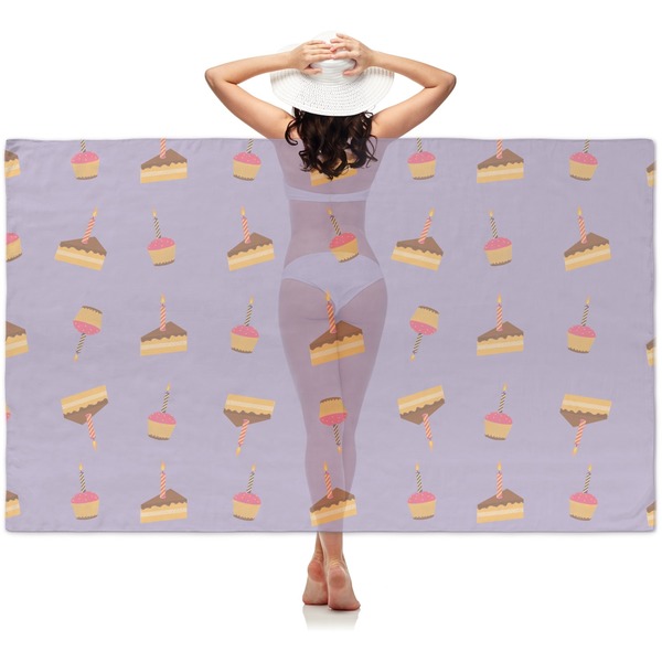 Custom Happy Birthday Sheer Sarong
