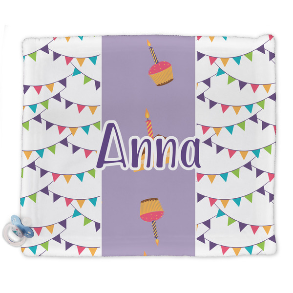 Custom Happy Birthday Security Blankets - Double Sided (Personalized)