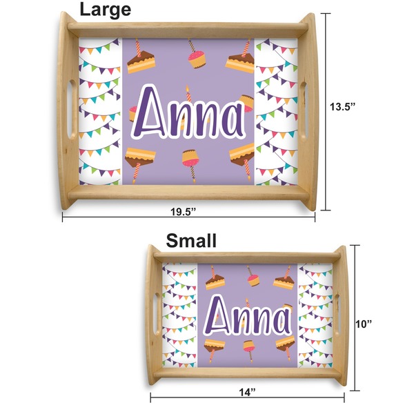 Happy Birthday Serving Tray Wood Sizes