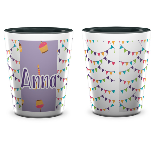 Happy Birthday Shot Glass - Two Tone - APPROVAL